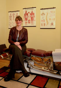 Dr. Jeannine Smith in her Missoula Chiropractic Office